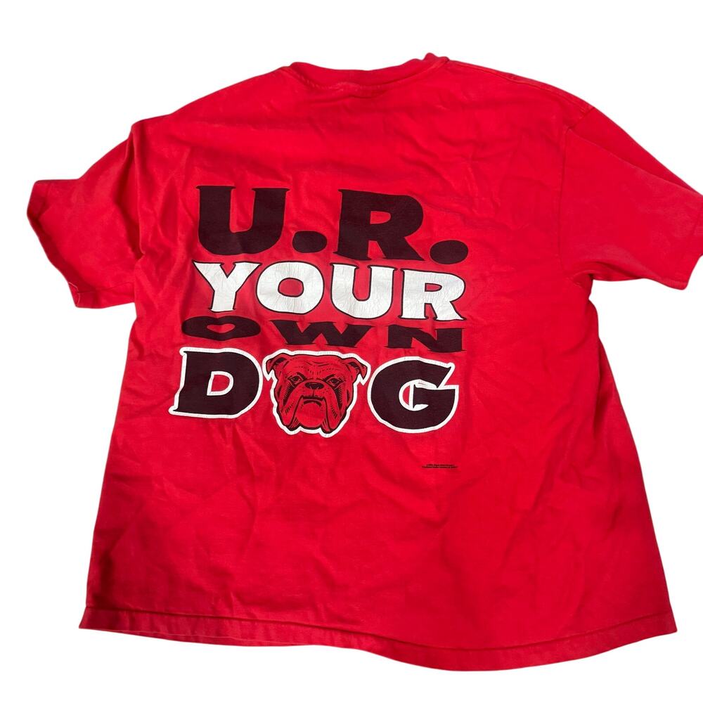 Vintage Balzout Red Dog Beer U.R. YOUR OWN DOG T Shirt Sz XL USA 1994